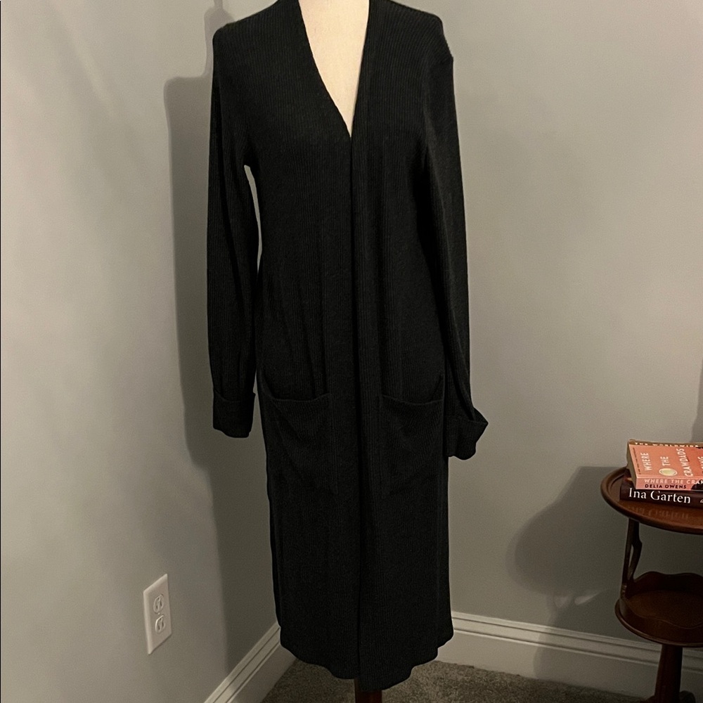 Michael Stars Grey Long Cardigan Sweater